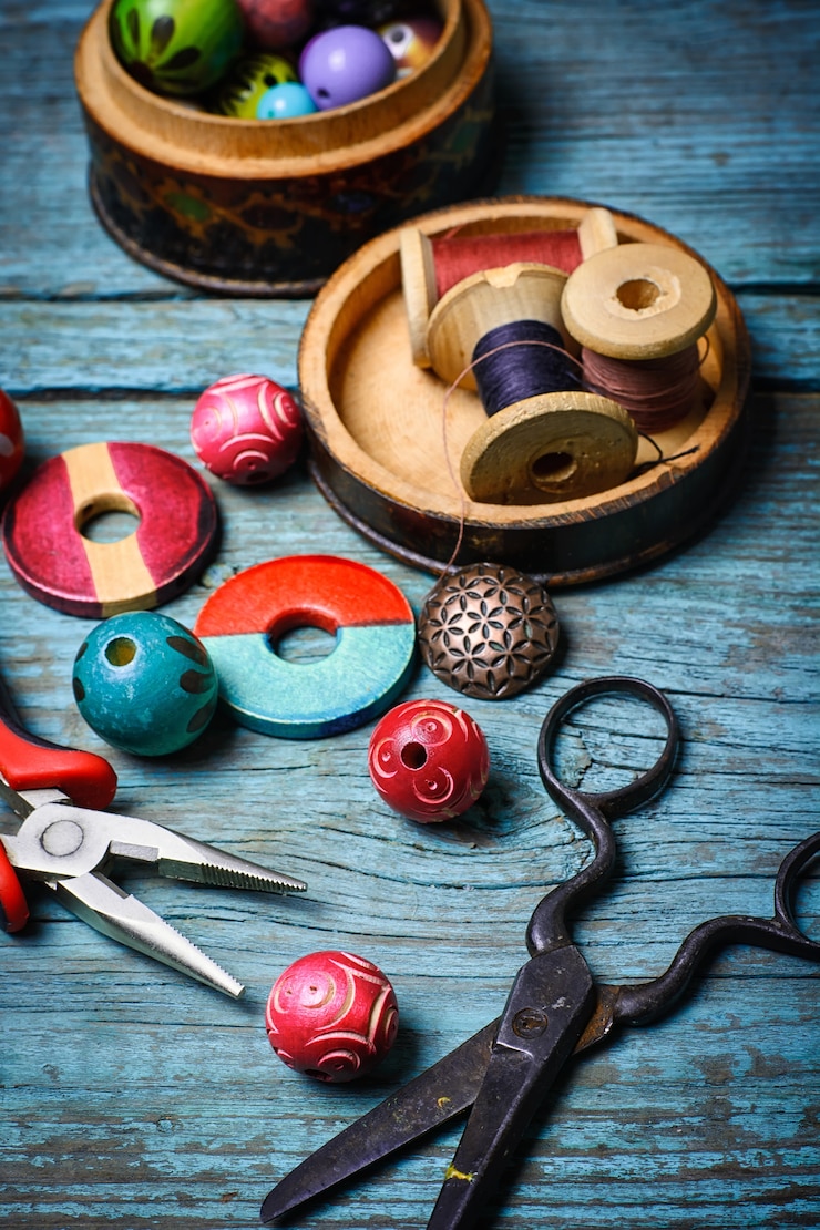 Photo set beads for making jewelry