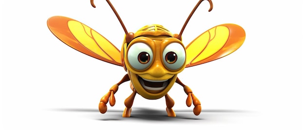 Foto set bijen van verschillende soorten op een wit karakter