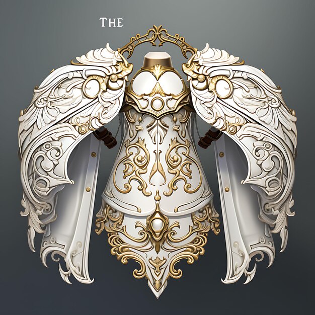 Set of Cape Mythic Item Victorian Design Cope Divine Protection Ite 2D Asset Design Clipart Flat