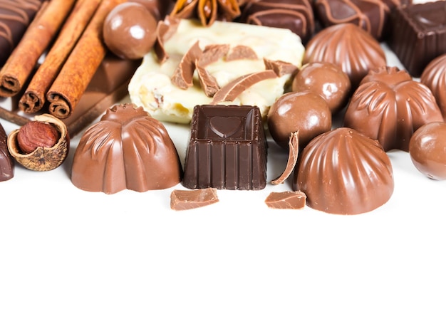 Set chocolade snoepjes