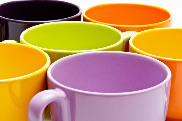 Set of coffee cups