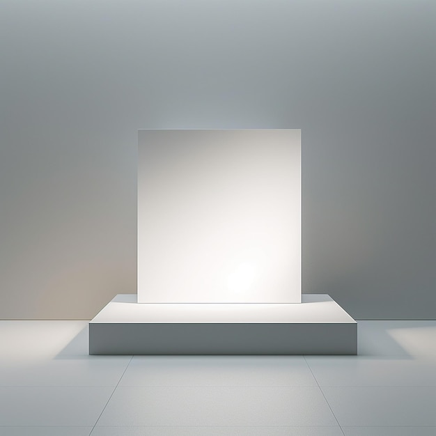 Set design for minimal art instation