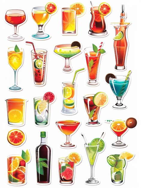 A set of drinks