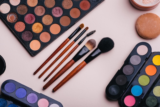 Set of female cosmetics for make up