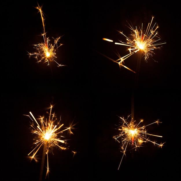 Set of four great sparklers