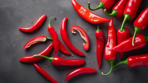 Photo set of fresh whole and sliced sweet pepper