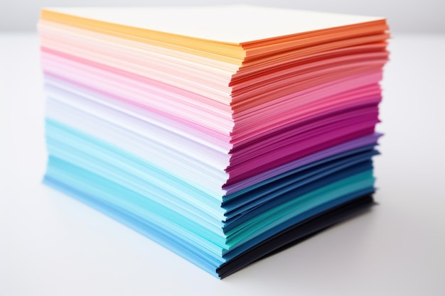 set gekleurd papier voor colorist en ontwerper
