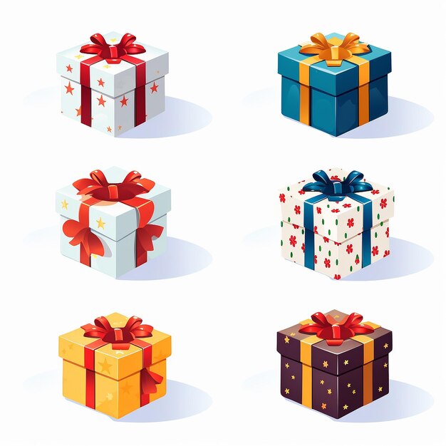 set of gift boxes