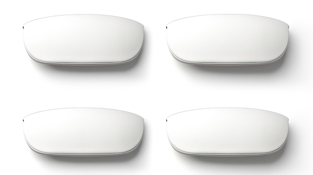 Set of Glasses Case Mockup