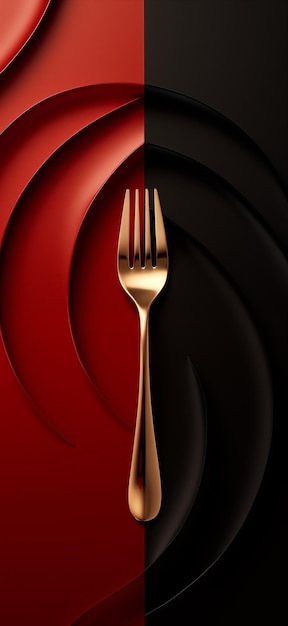 a set of gold cutlery