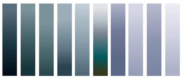 Set of gradients bright smooth pastel gradient colors designs for devices computers and modern