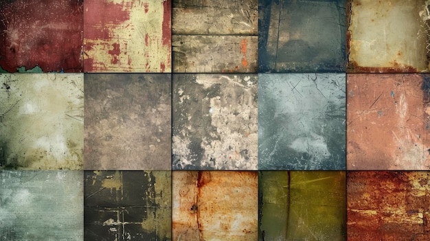 Set of grunge textures