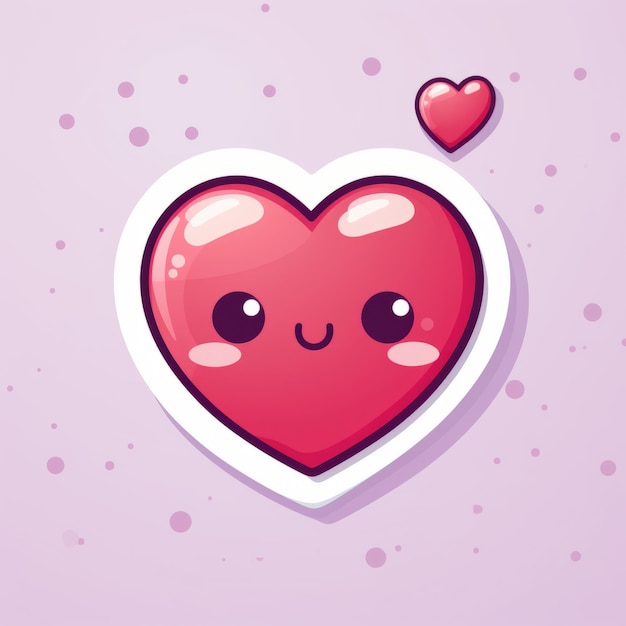 Set of heart emoji clipart