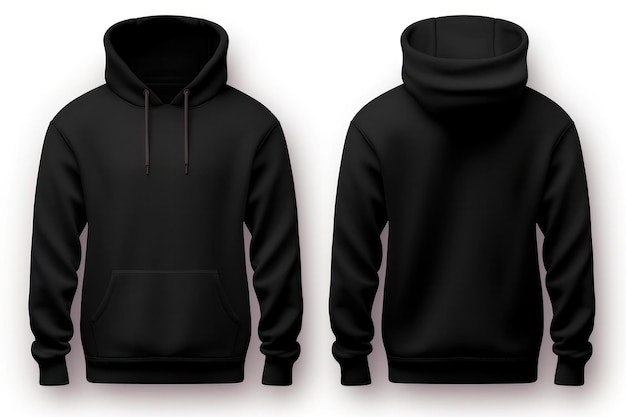 Set of hoodie isolated