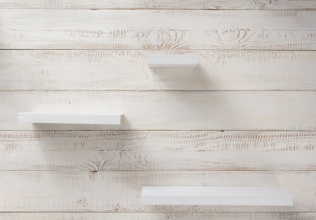 Set houten planken als witte plank textuur