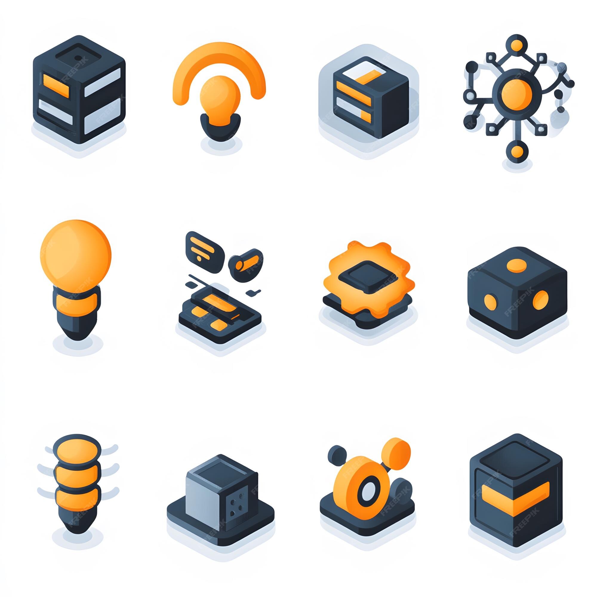 A set of icons showcasing network structures with visuals of network ...
