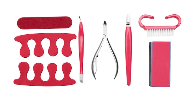 Set manicure- en pedicurehulpmiddelen en accessoires