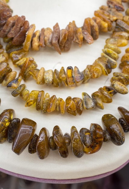 Set of natural mineral gemstones