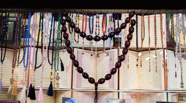 Set of praying beads of various color