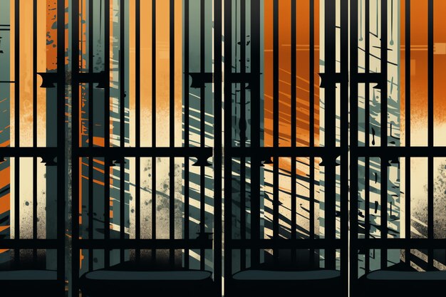 A set of prison bars criminal justice reform