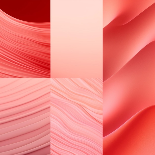 A set of red and pink backgrounds for a design project.