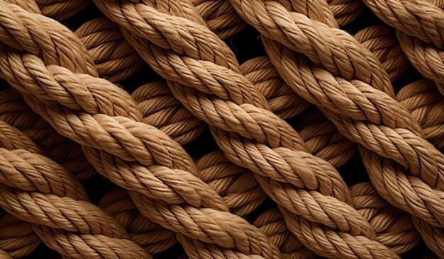 set of rope knots textures