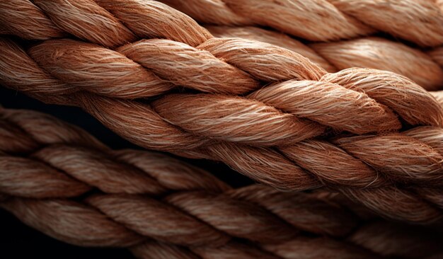 set of rope knots textures