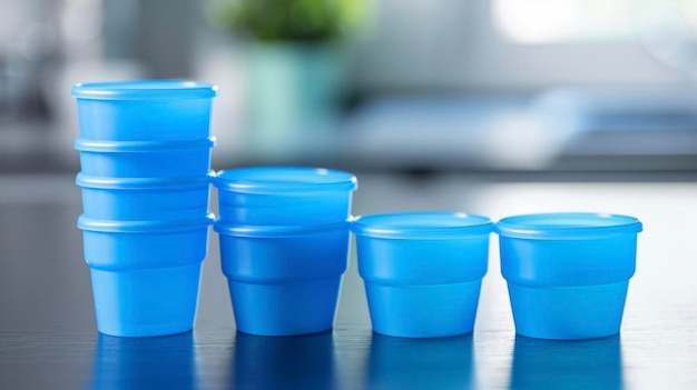 A set of silicone cups showing the different sizes used for cupping therapy