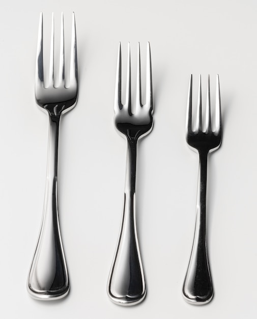 Set of silver cutlery