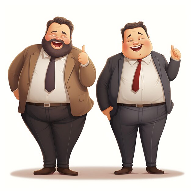 A Set Stickers Emojis and Avatars of Business Person at Work Creative Minimalist Poster Featuring