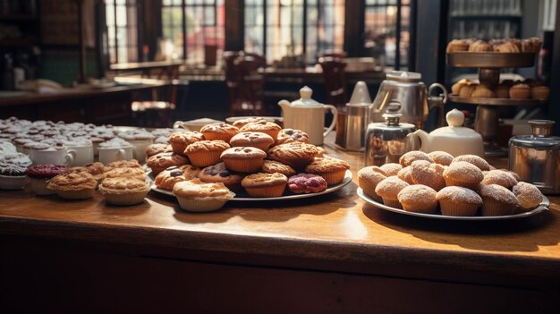 Set a story in a local bakery where residents gather for a weekly pastry and coffee social