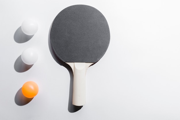 Set of table tennis equipment