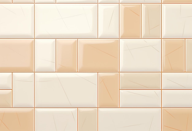 正方形のタイルパターンを持つタイルのセット。