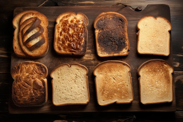 Set toast bread Generate Ai