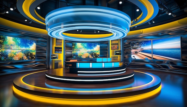 A set of tv studio design for the tv studio.