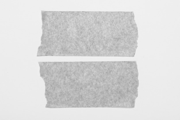 Photo set of two stick tape on white background