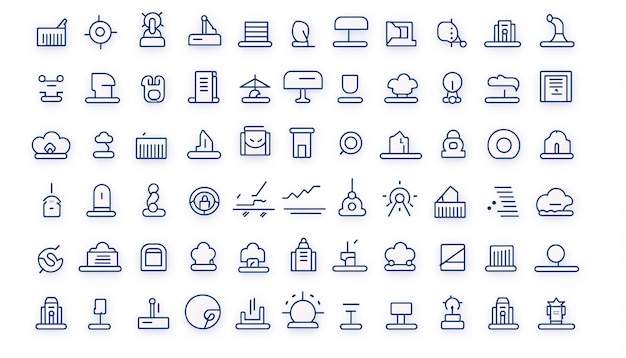 set van een 30 uit lijnen iconen met betrekking tot het netwerk