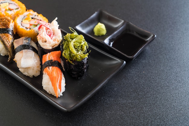 Set van sushi en maki roll