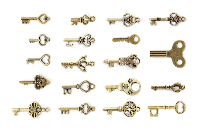 Set of vintage keys