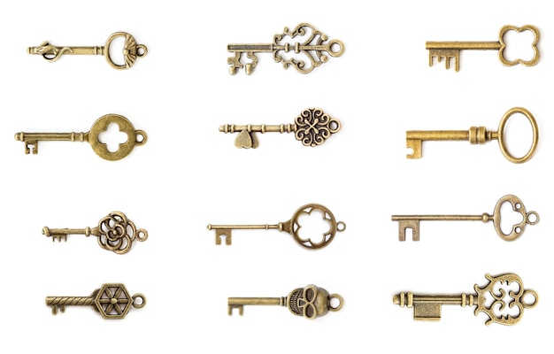 Set of vintage keys