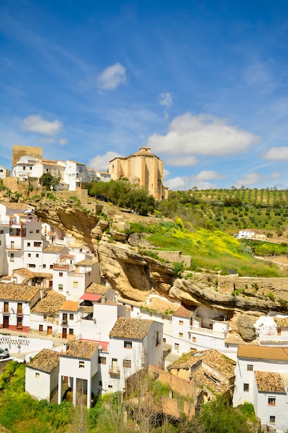 Setenil de las Bodegas, Andalusian village of Cadiz, Spain