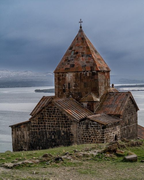 Sevanavank is a monastery complex located on the shore of Lake Sevan in Armenia