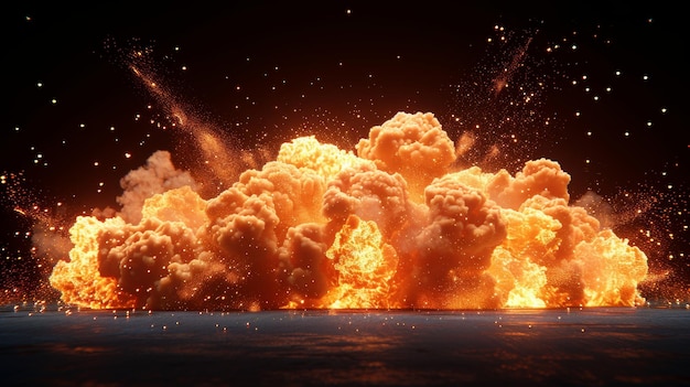 Несколько эффектов взрыва, сопровождаемых вспышкой, таких как современная движущаяся флэш-графика, комические взрывы силы или энергетические формы