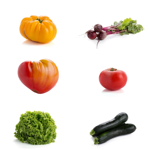 Several vegetables