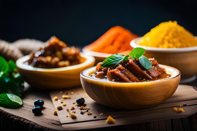 Foto l'arte dei sapori: esplorare il cibo da ogni angolo l'ai ha generato la migliore foto