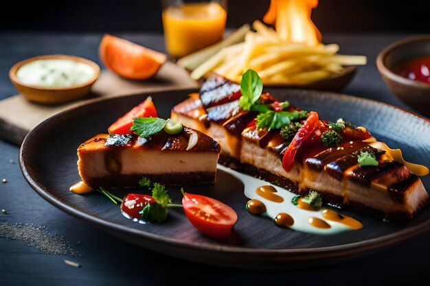 味の芸術を切り裂く すべての角度から食べ物を探求する AIが作成した最高の写真