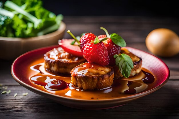 味の芸術を切り裂く すべての角度から食べ物を探求する AIが作成した最高の写真