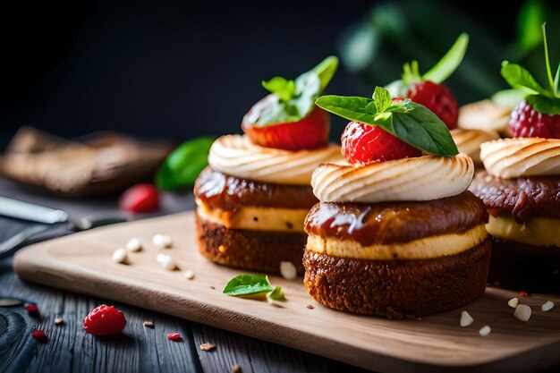 Foto l'arte dei sapori: esplorare il cibo da ogni angolo l'ai ha generato la migliore foto