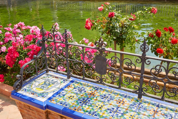 Sevilla plaza de espana in andalusia