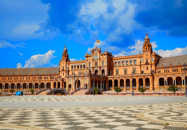 Sevilla plaza de espana in andalusia